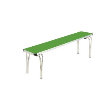 Contour Stacking Bench 1830x254xH483mm Pea Green