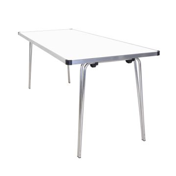 Contour Folding Table 1520x610x700mm White