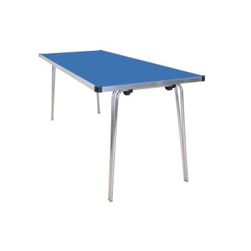 Contour Folding Table 1520x760x760mm Azure