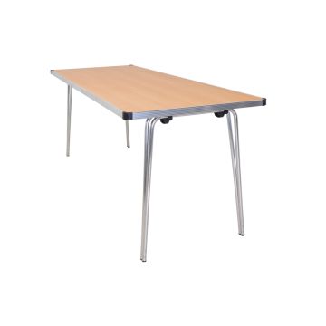 Contour Folding Table 1520x610x508mm Beech