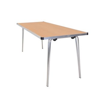 Contour Folding Table 1520x610x508mm Oak