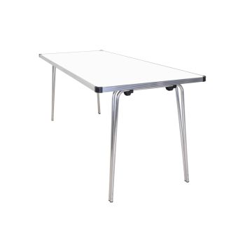 Contour Folding Table 1520x685x508mm White