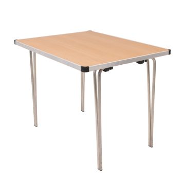 Contour Folding Table 1830x685x700mm Beech