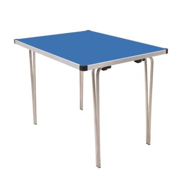 Contour Folding Table 1830x760x760mm Azure
