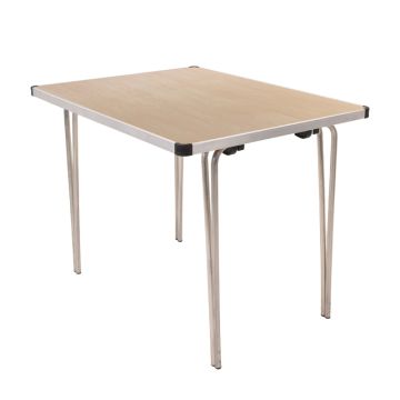 Contour Folding Table 1830x760x700mm Maple