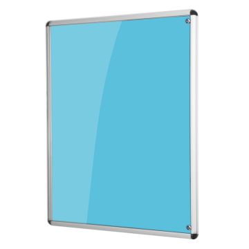 ColourPlus Tamperproof Noticeboard H1200xW900mm Cyan