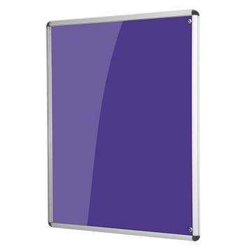 ColourPlus Tamperproof Noticeboard H1200xW900mm Purple