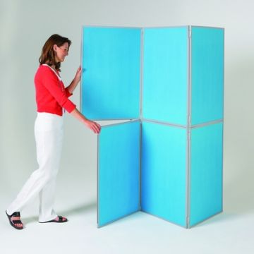 Busyfold Folding Display 7 Panel Kit Burgundy