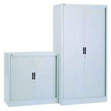 Metal Side Tambour Unit H1651mm Light Grey