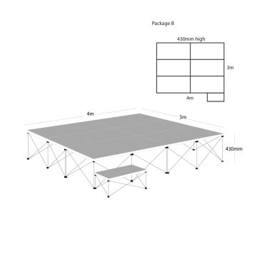 Ultralight Staging Package  B Anthracite Grey
