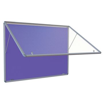 Top Lockable Noticeboards H1200xW1200mm Blue
