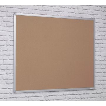 FlameShield Aluminium Noticeboard H1200xW1800 Natural