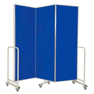 Mobile InstaWall 3 panel H1940xW1800mm Blue