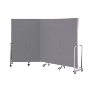 Mobile InstaWall 5 panel H1940xW3000mm Grey