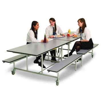 Mobile Folding Bench Unit Maple 685mm Royal