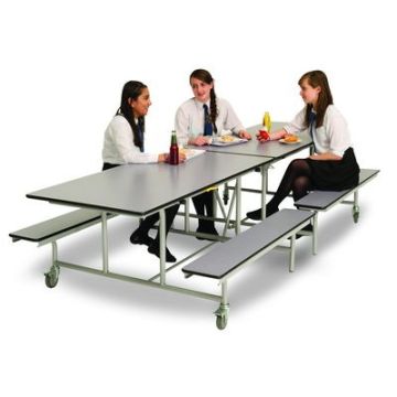 Mobile Folding Bench Unit Maple 735mm Royal