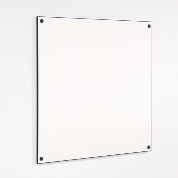 Colour Edged Whiteboards 1200x1200mm Black