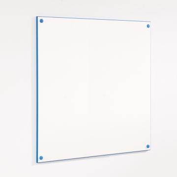 Colour Edged Whiteboards 1200x1200mm Blue