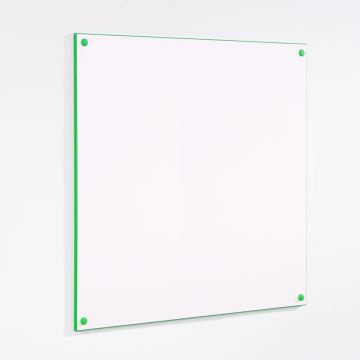 Colour Edged Whiteboards 1200x1200mm Green