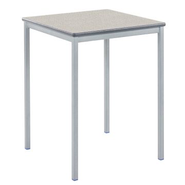 FWelded Square Table 60x60x71cm Ailsa Top Char Edge