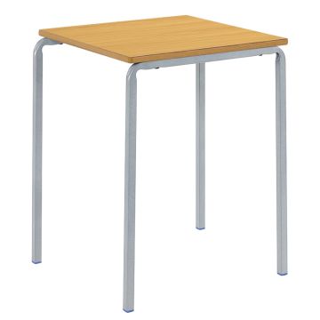 Crush Bent Square MDF Table H530mm Beech