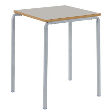Crush Bent Square Table 640mm Light Grey