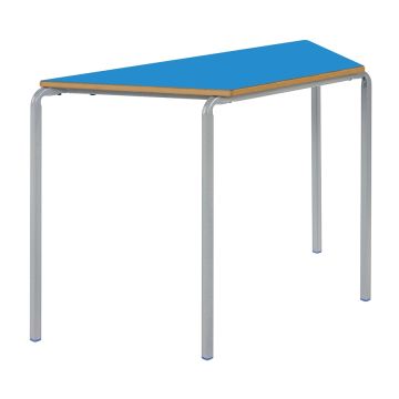Crush Bent Trap MDF Table 1100 x 550 x H710mm Blue