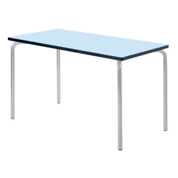 Rectangular Charcoal Edge Soft Blue H71xW110xD55cm