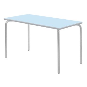 Rectangular Grey Edge Soft Blue H71xW110xD55cm