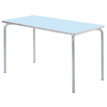 Rectangular Grey Edge Soft Blue H46 x W120xD60cm