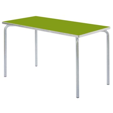 Rectangular Grey Edge Tangy Green H46 x W120xD60cm