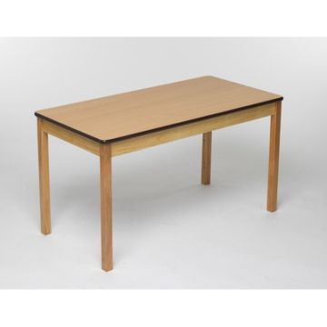 Tuf Class Rectangular Table Beech H64cm