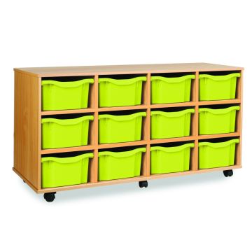 12 Double Tray Unit Lime