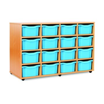 16 Double Tray Unit Cyan