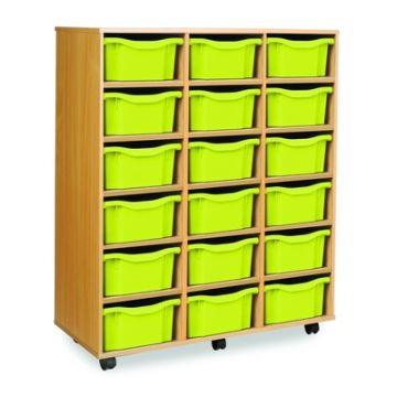 18 Double Tray Unit Lime
