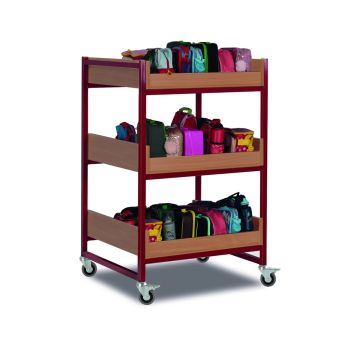 42 Lunchbox Trolley Red