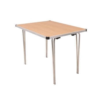 Contour PLUS Folding Table 915x610x700mm Beech