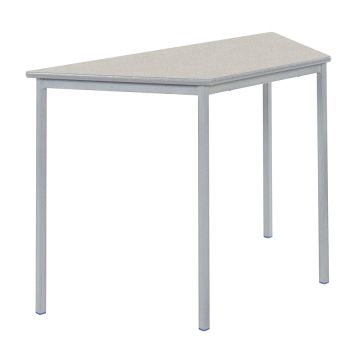 Fully Welded Trap PU Edge Table 110x55x71cm Ailsa Top LGrey Edge