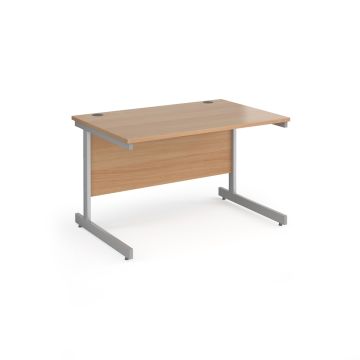 Contract 25 Straight Desk W1200mm Beech