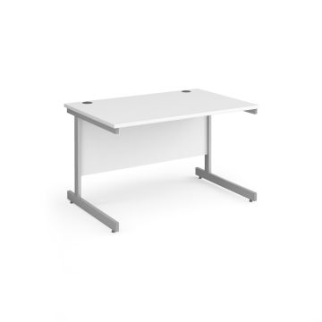 Contract 25 Straight Desk W1200mm White