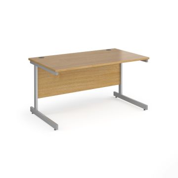 Contract 25 Straight Desk W1400mm Oak