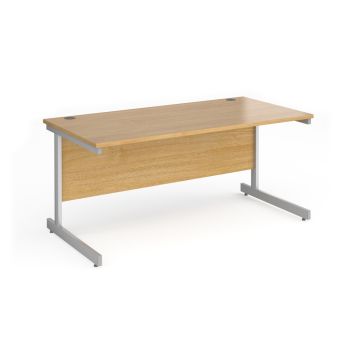 Contract 25 Straight Desk W1600mm Oak