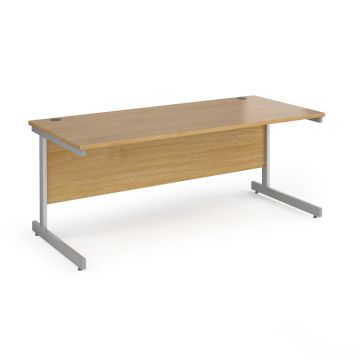 Contract 25 Straight Desk W1800mm Oak