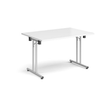 Rectangular Folding Leg Meeting Table W1200 White