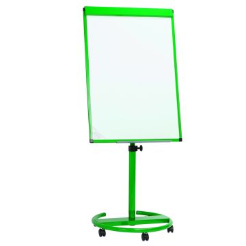 Magnetic Round Base Flip Chart Easel Green