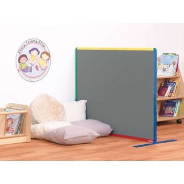 Freestanding Partition W1500xH1200mm Grey