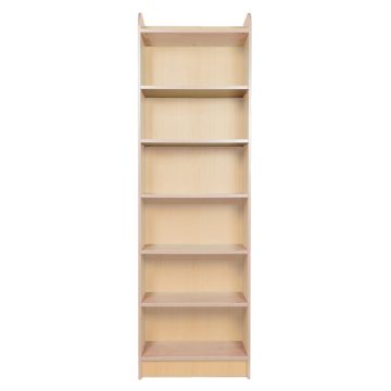 Library Bookcase Slimline MapleH2000mm