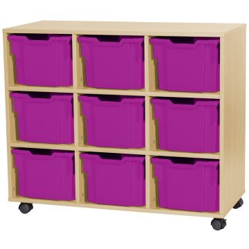 Premium 9 Extra Deep Tray Maple Unit Purple