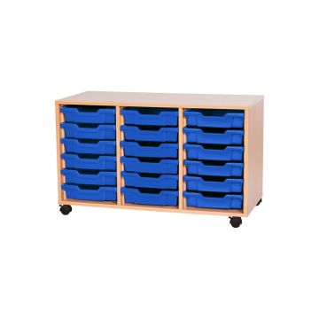 Value 18 Shallow Tray Unit Blue