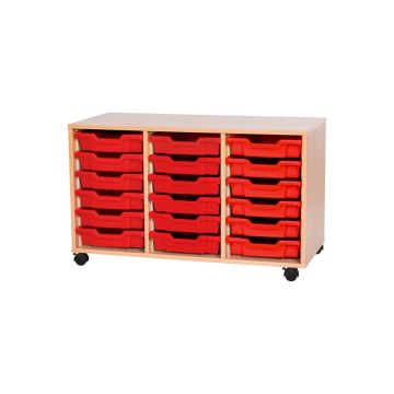 Value 18 Shallow Tray Unit Red